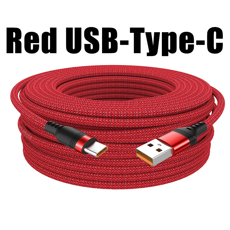 Elara Energy Extra Long USB-C & Micro USB Fast Charging Cable — 3M, 5M & 8M for iPhone, Android, Huawei, Xiaomi, Samsung & More
