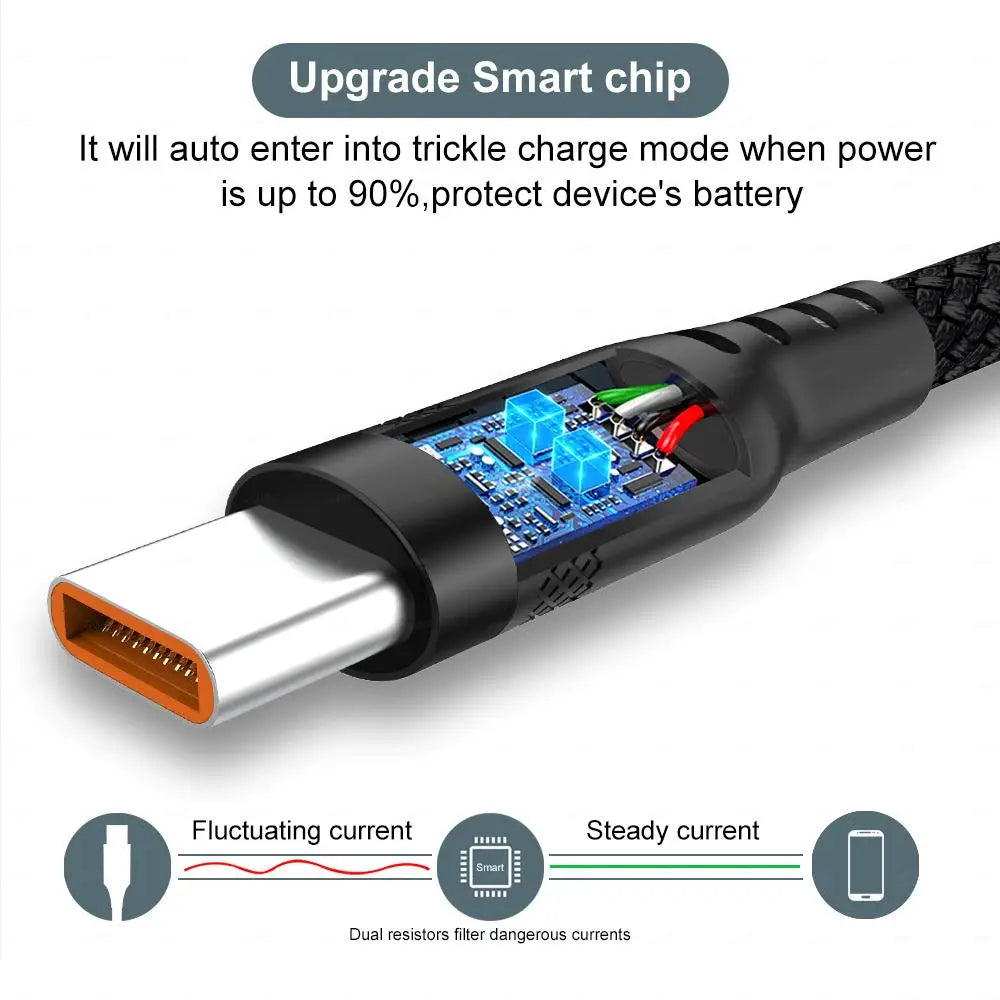 Elara Energy Extra Long USB-C & Micro USB Fast Charging Cable — 3M, 5M & 8M for iPhone, Android, Huawei, Xiaomi, Samsung & More