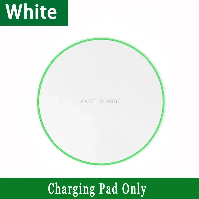 Elara Energy Wireless Fast Charging Pad — Qi Induction Dock Station for iPhone 13–17 Pro Max, Samsung S24, Xiaomi & Huawei