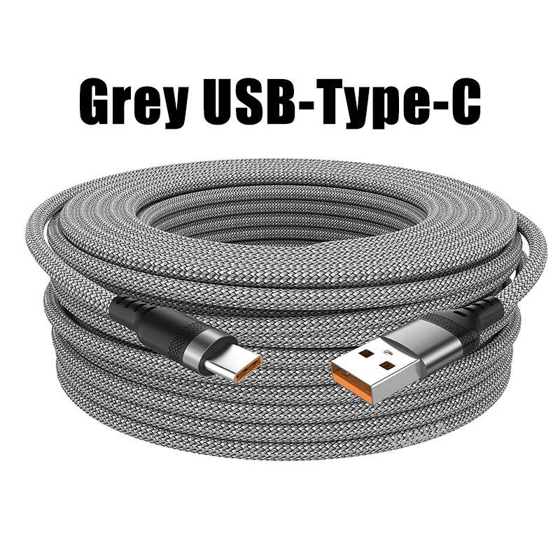 Elara Energy Extra Long USB-C & Micro USB Fast Charging Cable — 3M, 5M & 8M for iPhone, Android, Huawei, Xiaomi, Samsung & More