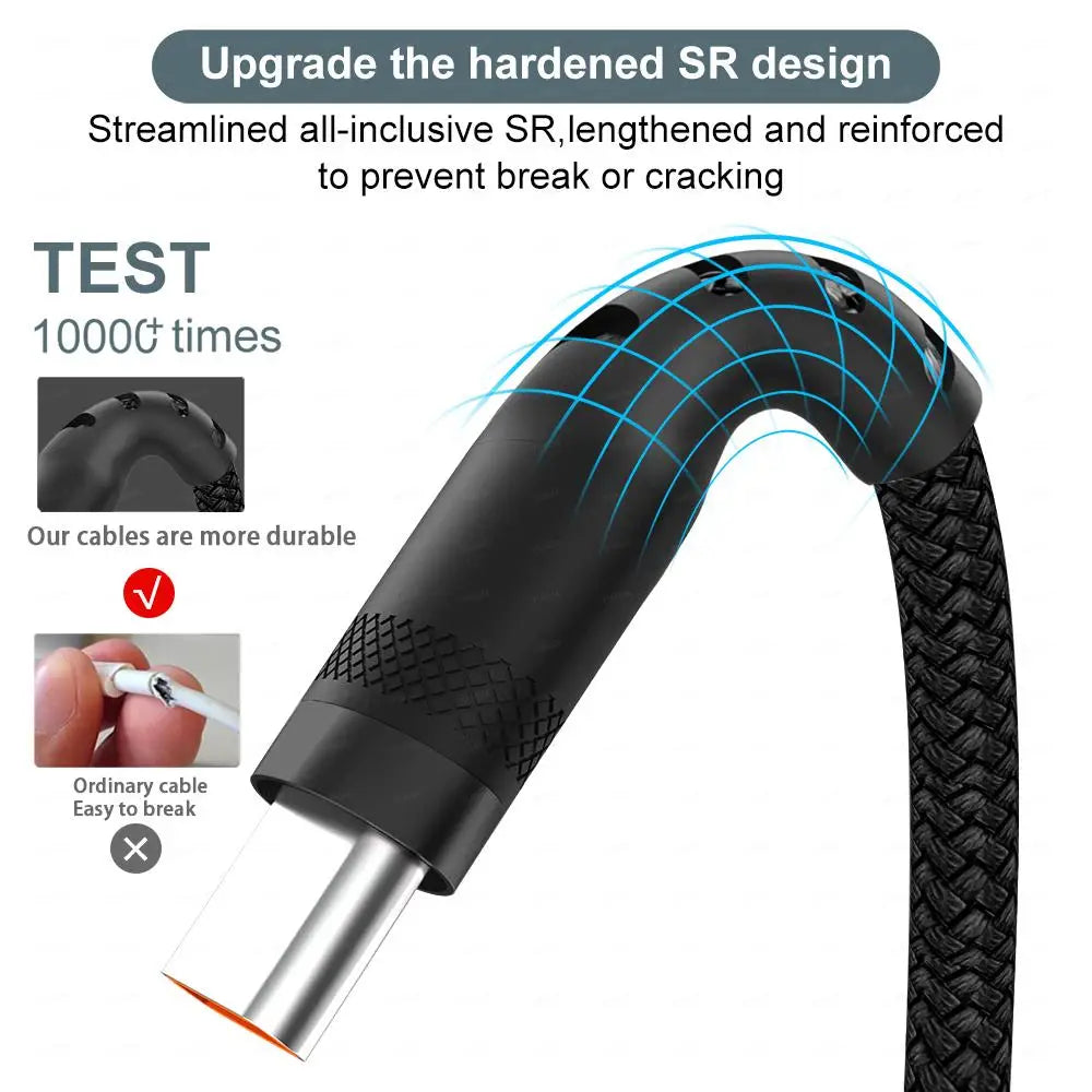Elara Energy Extra Long USB-C & Micro USB Fast Charging Cable — 3M, 5M & 8M for iPhone, Android, Huawei, Xiaomi, Samsung & More